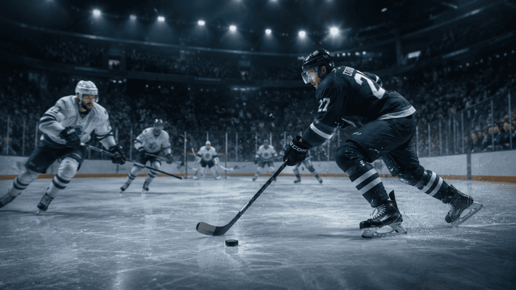 Cómo los equipos de hockey protegen la zona central durante ataques prolongados