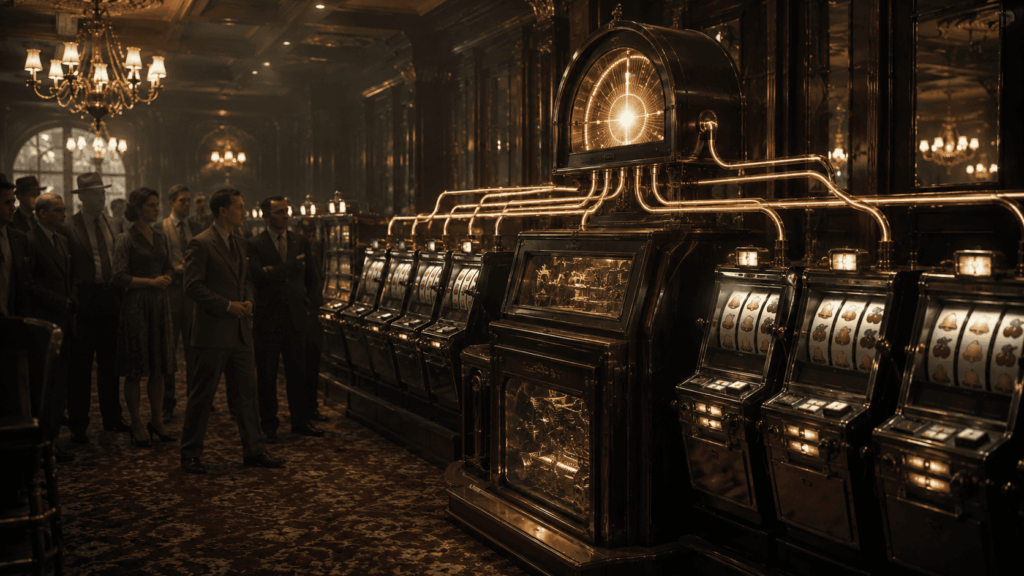 Historia de los primeros jackpots conectados entre varias máquinas tragamonedas